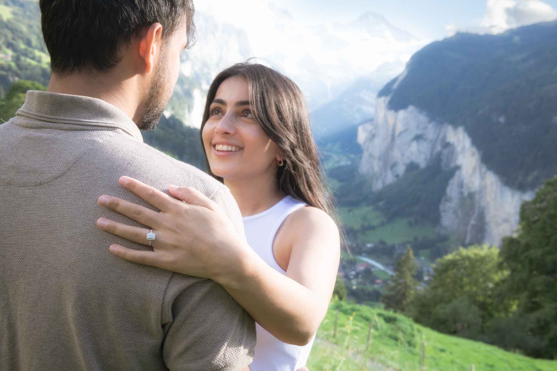 Surprise Engagement in Lauterbrunnen