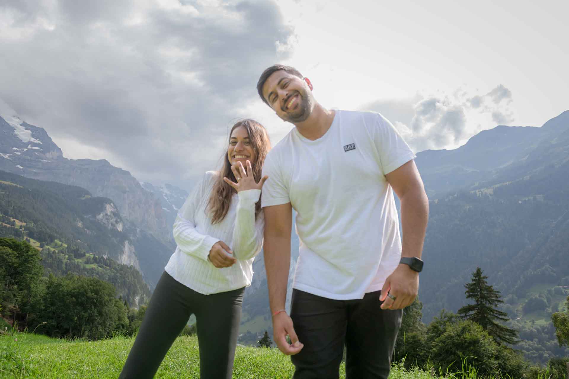 Marriage Proposal in Lauterbrunnen