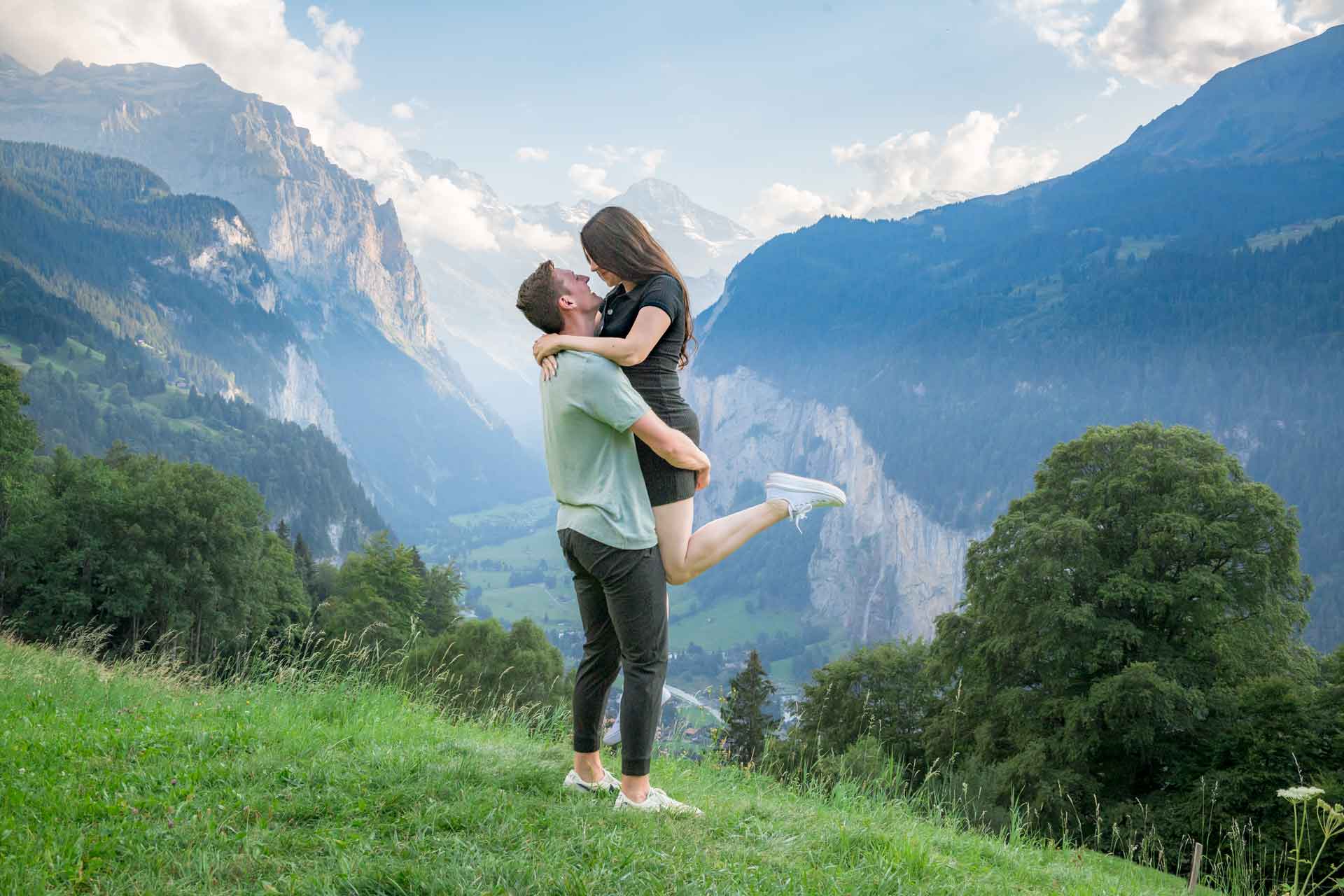 Couple in Lauterbrunnen