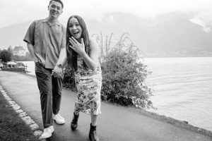 Surprise engagement in Iseltwald