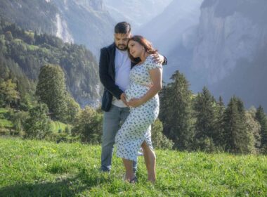 Pregnancy Photo Shoot near Interlaken