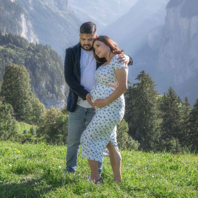 Pregnancy Photo Shoot near Interlaken