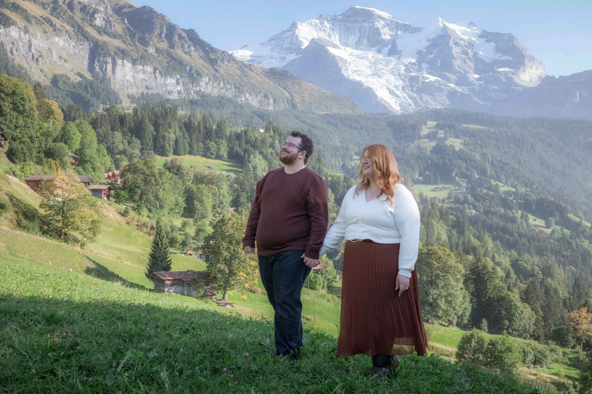 Wedding Anniversary Photo Shoot in Switzerland