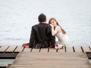Post Wedding Photo Shoot on Iseltwald Pier