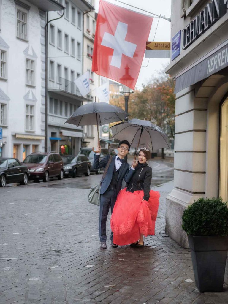 Post Wedding Photo Shoot in Lucerne