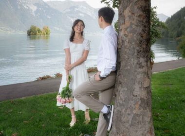 Pre Wedding Photoshoot in Interlaken Switzerland