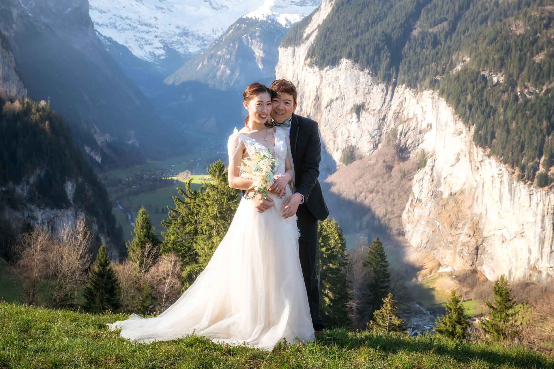 Before Wedding Photo Shoot in Lauterbrunnen