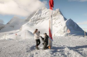 Engagement on the Jungfraujoch