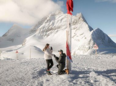 Engagement on the Jungfraujoch