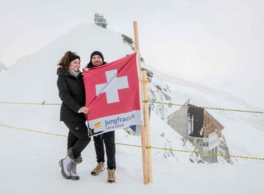 Engagement on the Jungfraujoch