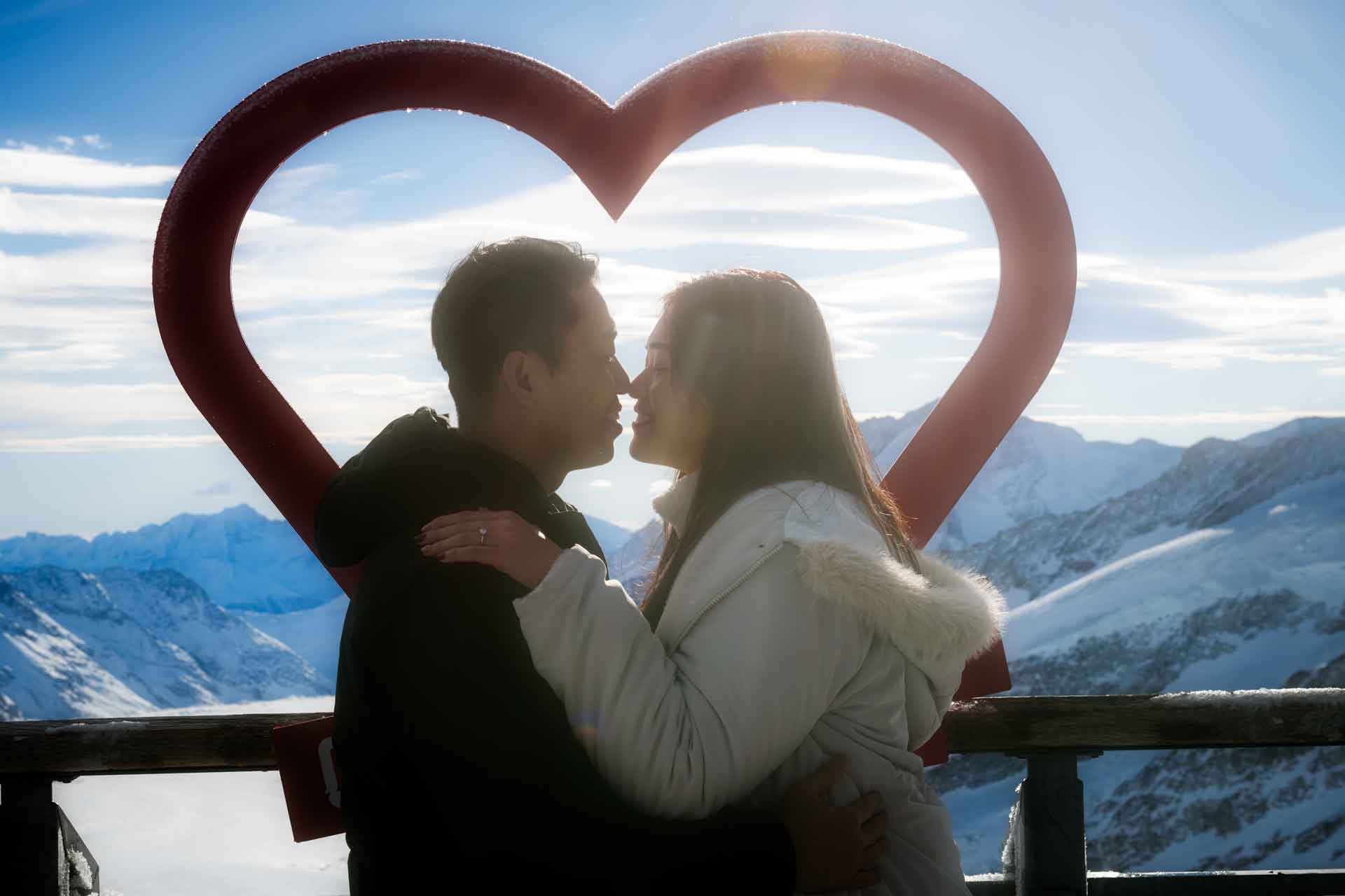 Engagement on the Jungfraujoch