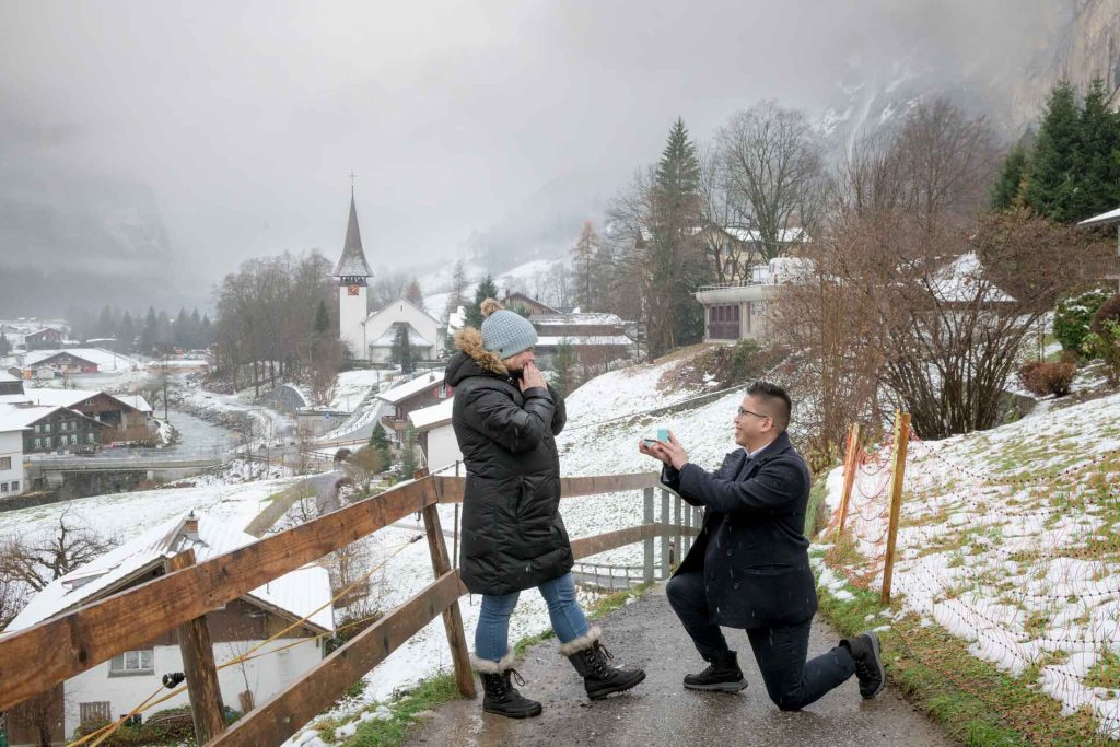 Engagement in Lauterbrunnen