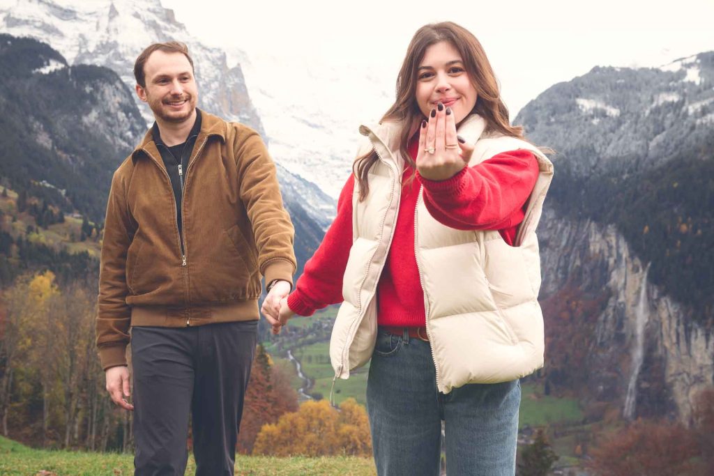 Marriage Proposal in Lauterbrunnen