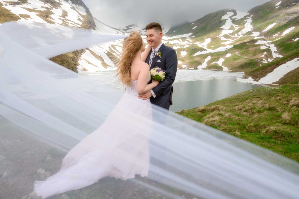 After Wedding photo shoot at Bachalspee lake