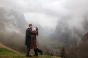 Switzerland proposal photographer. Lauterbrunnen proposal. Lauterbrunnen proposal