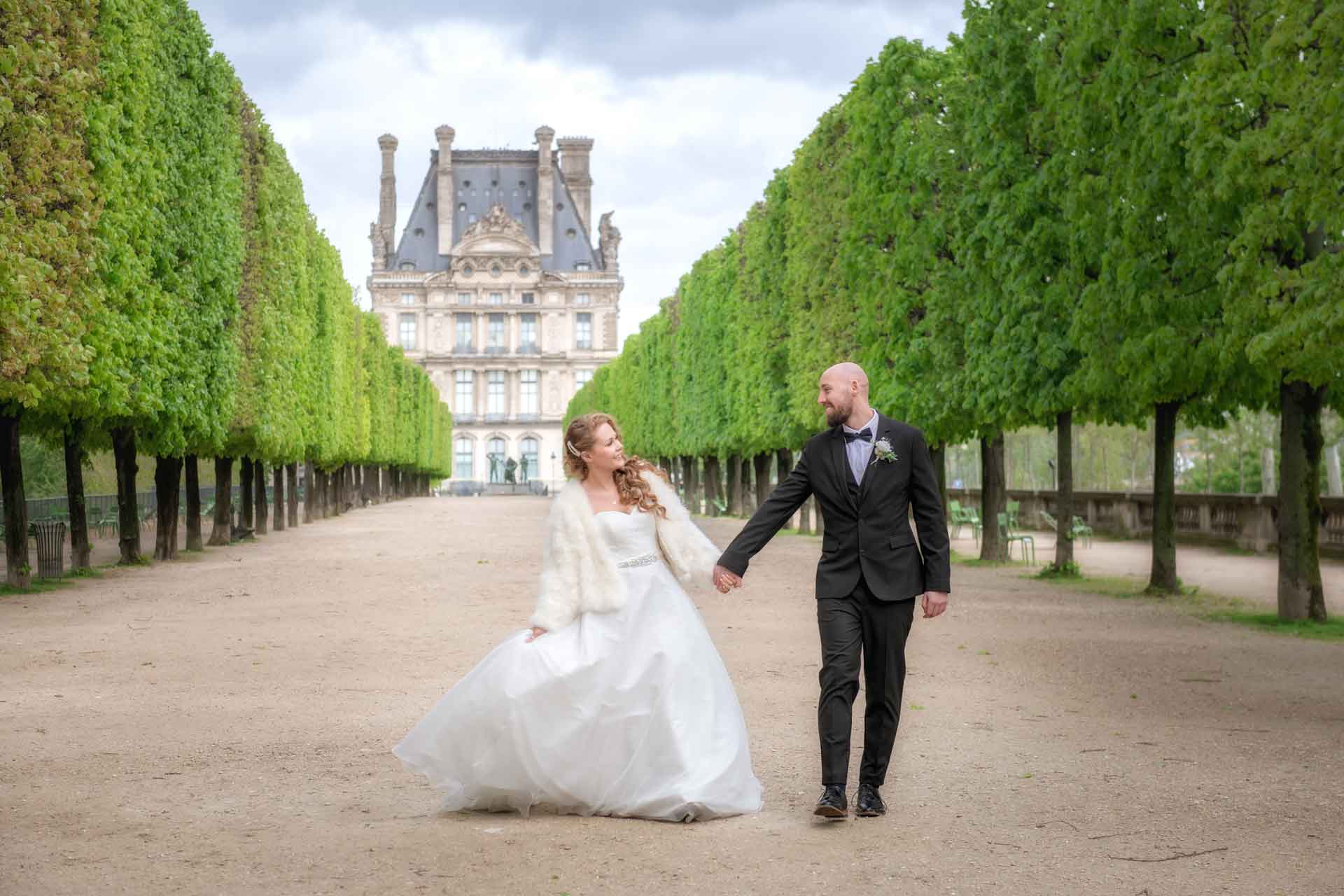 Pre Wedding photo shoot in Jardin des Tuileries, Paris, France