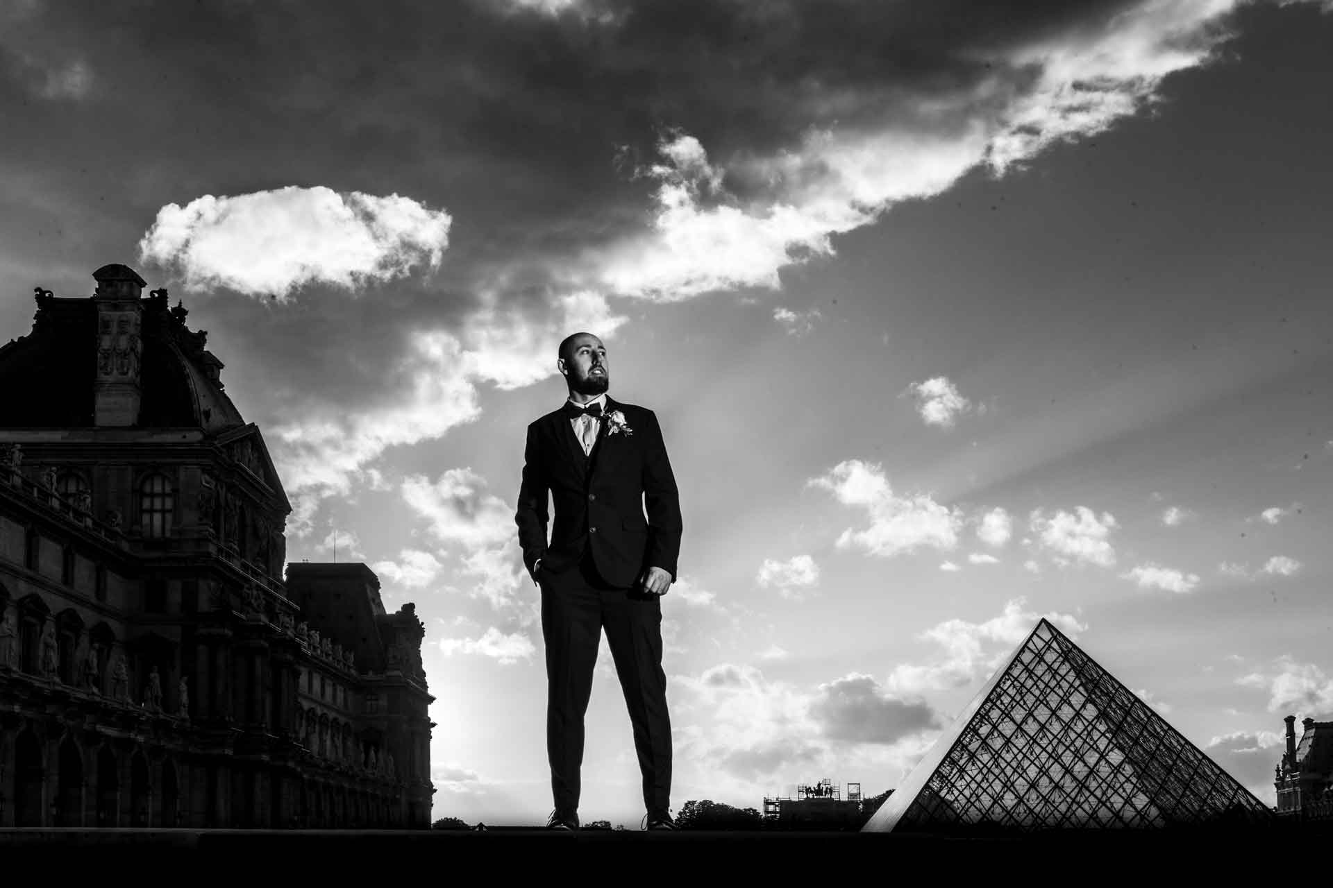 photo shoot at the Louvre in Paris