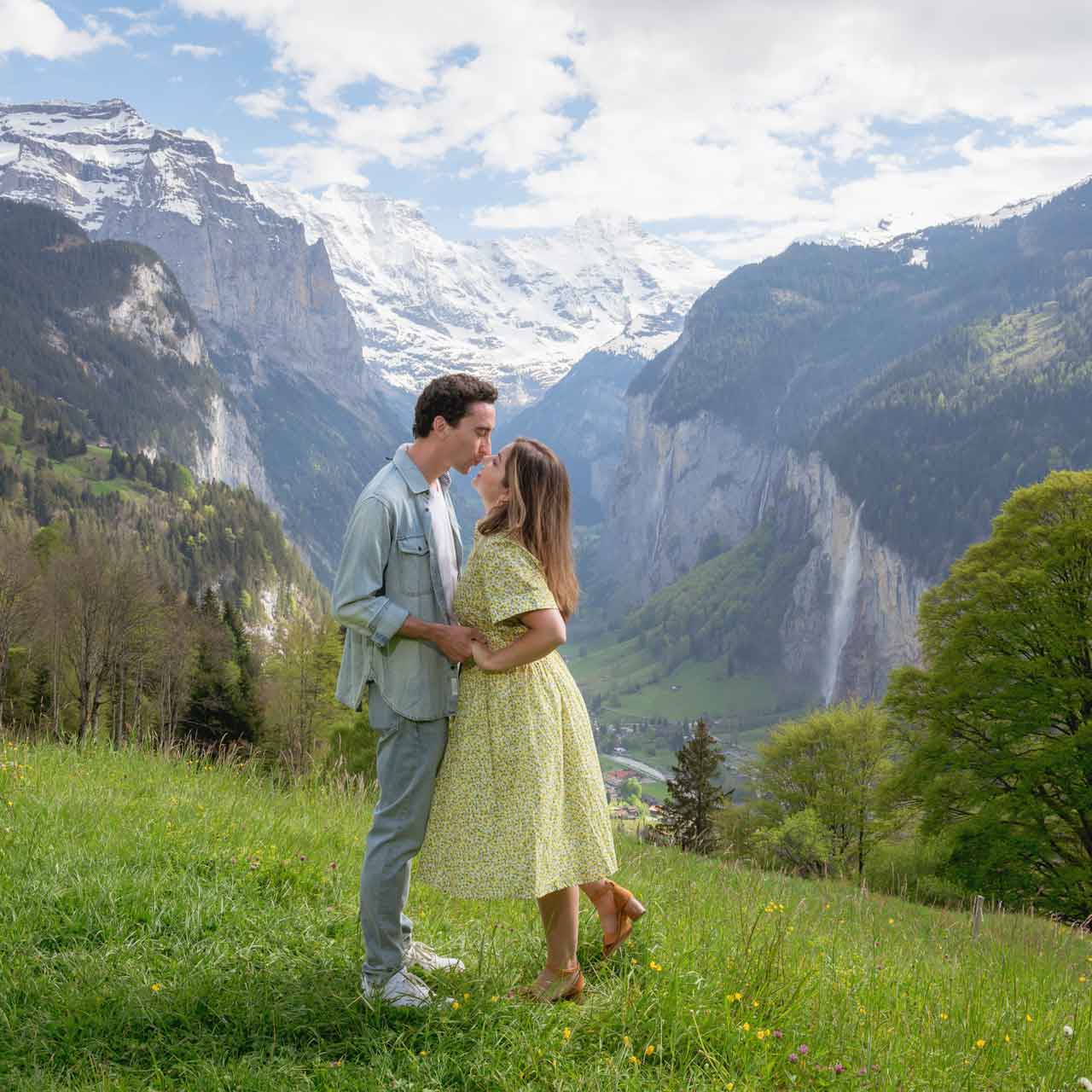 Couple Photo Shoot near Wengen