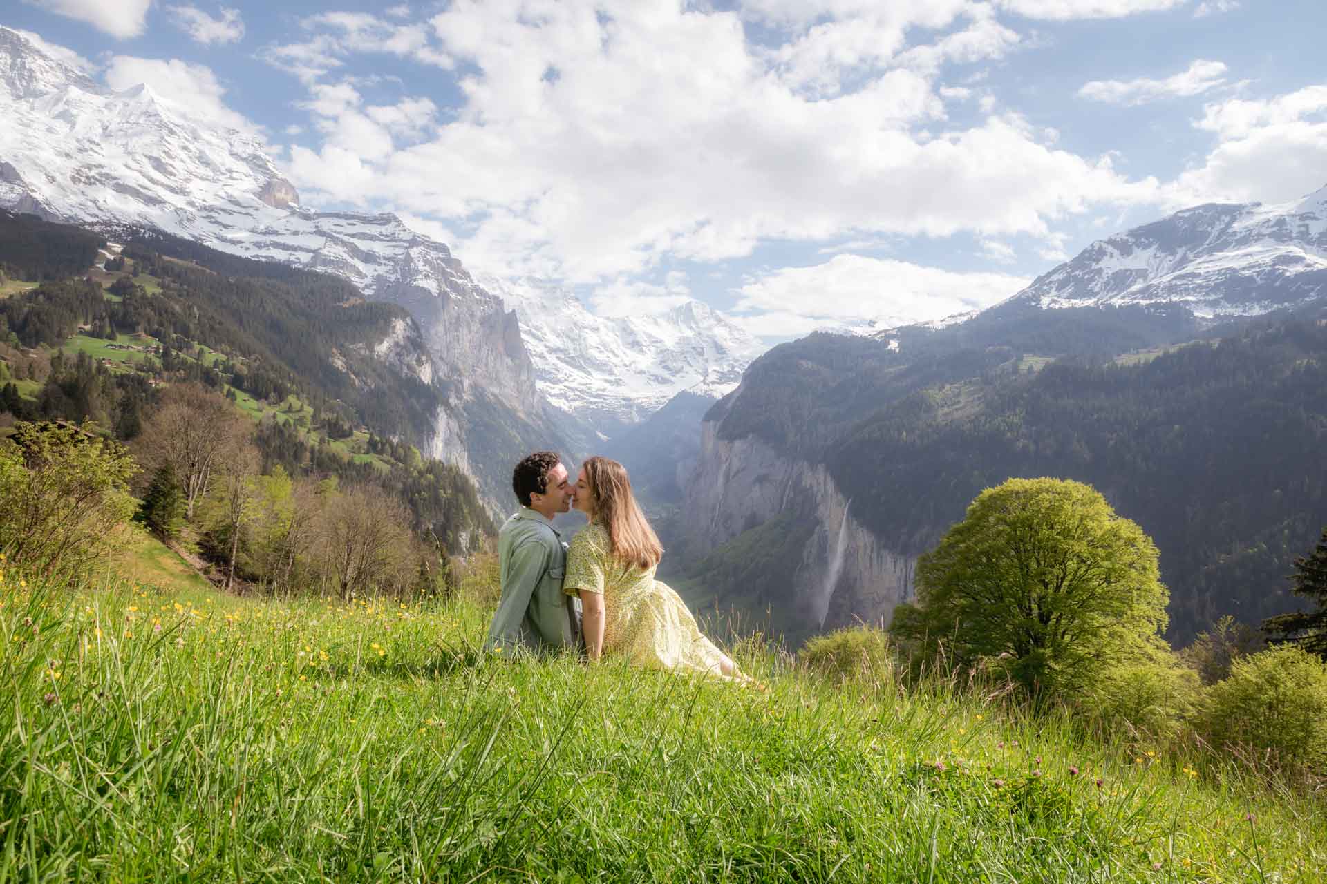 Couple Photo Shoot near Wengen