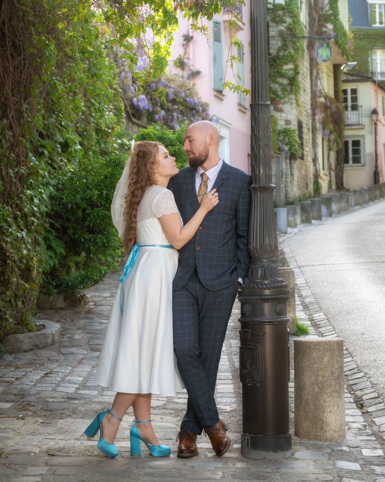 Wedding Photo Shoot in Montmartre