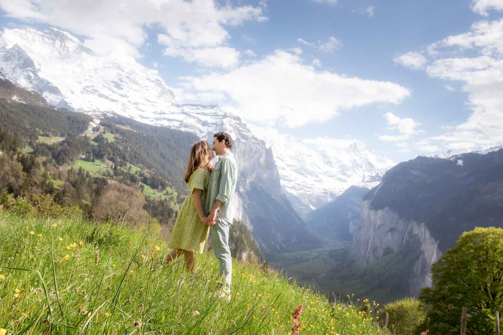 Couple Photo Shoot near Wengen