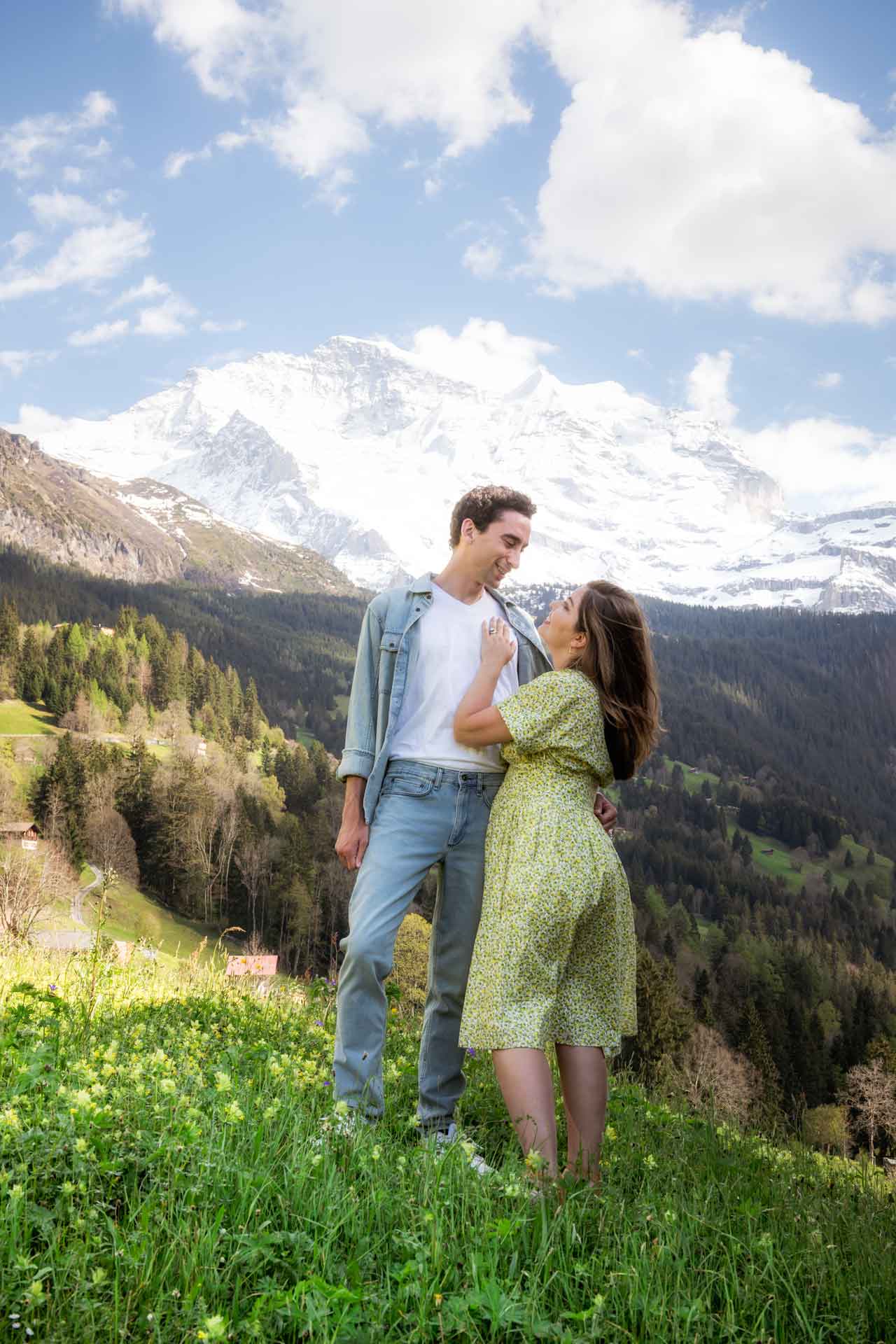 Couple Photo Shoot near Wengen