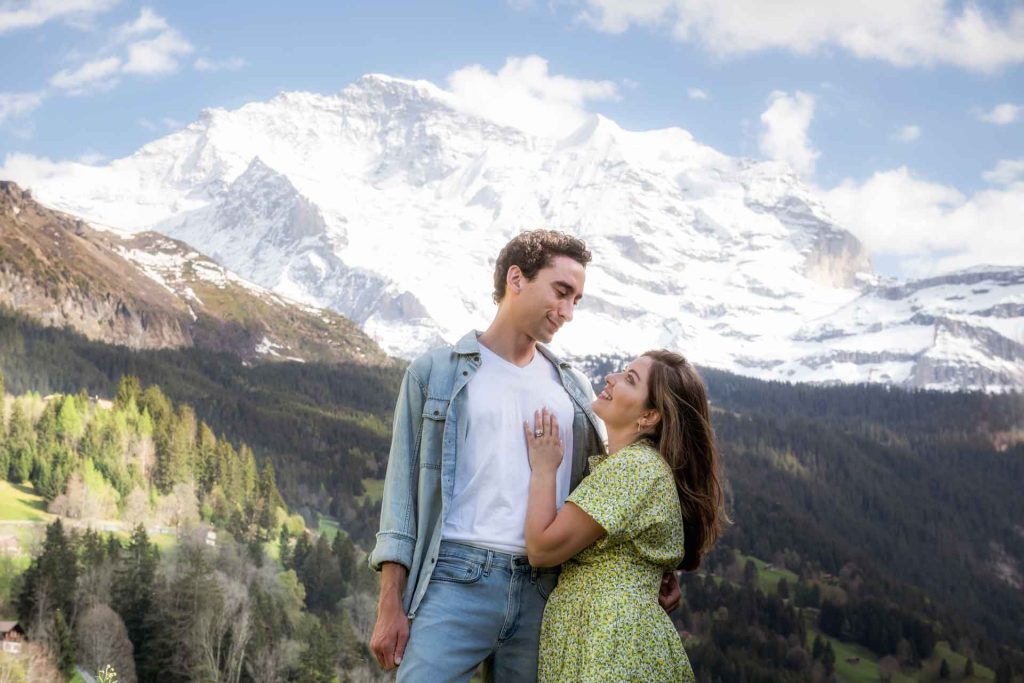 Couple Photo Shoot near Wengen