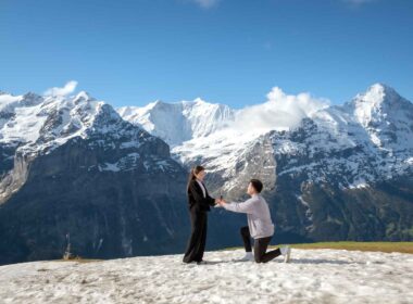 Engagement on Grindelwald First