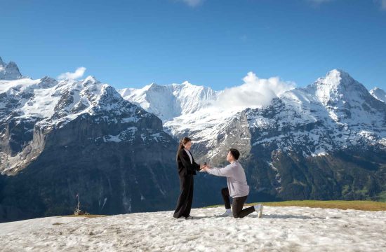 Engagement on Grindelwald First