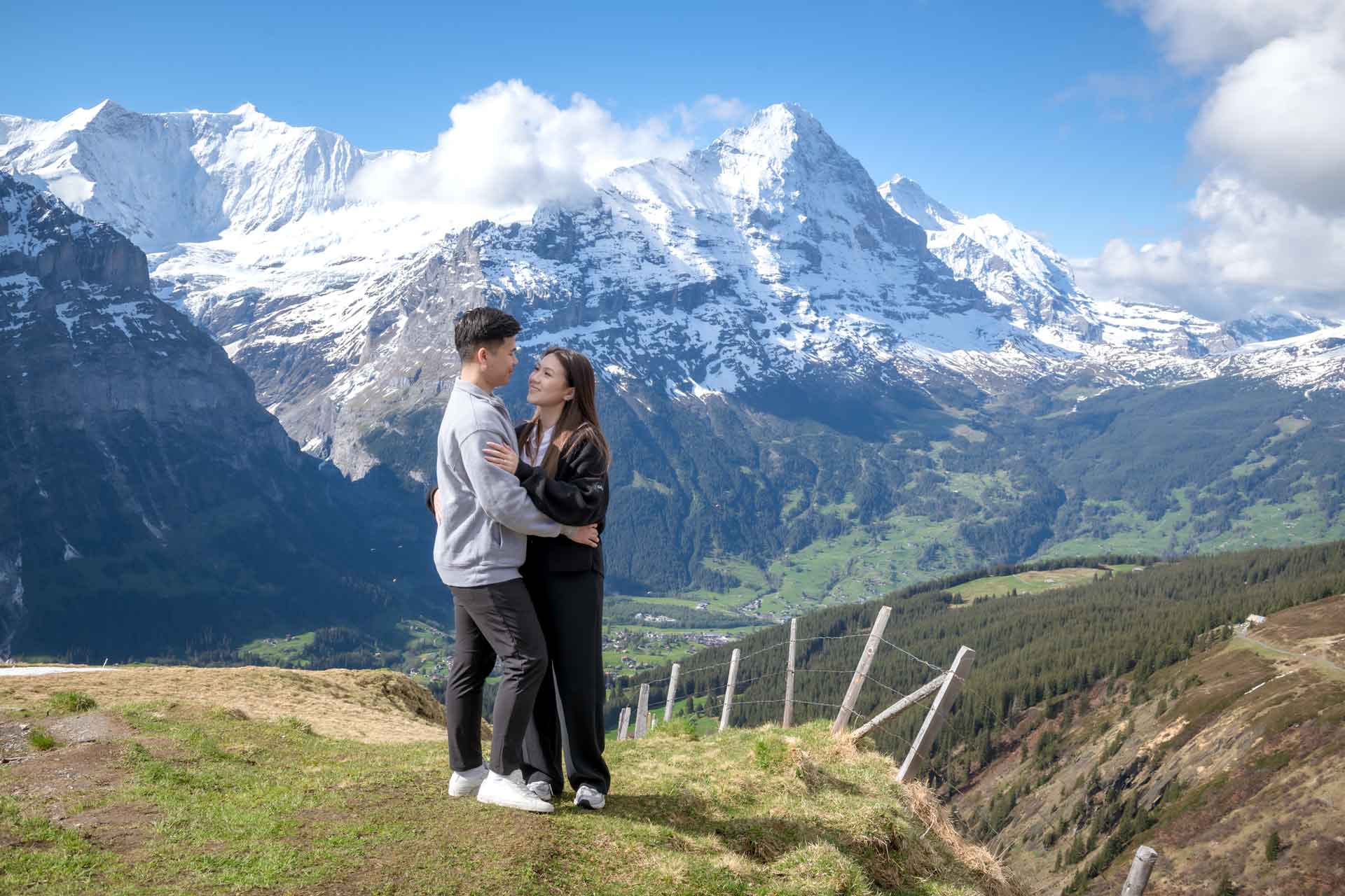 Engagement on Grindelwald First