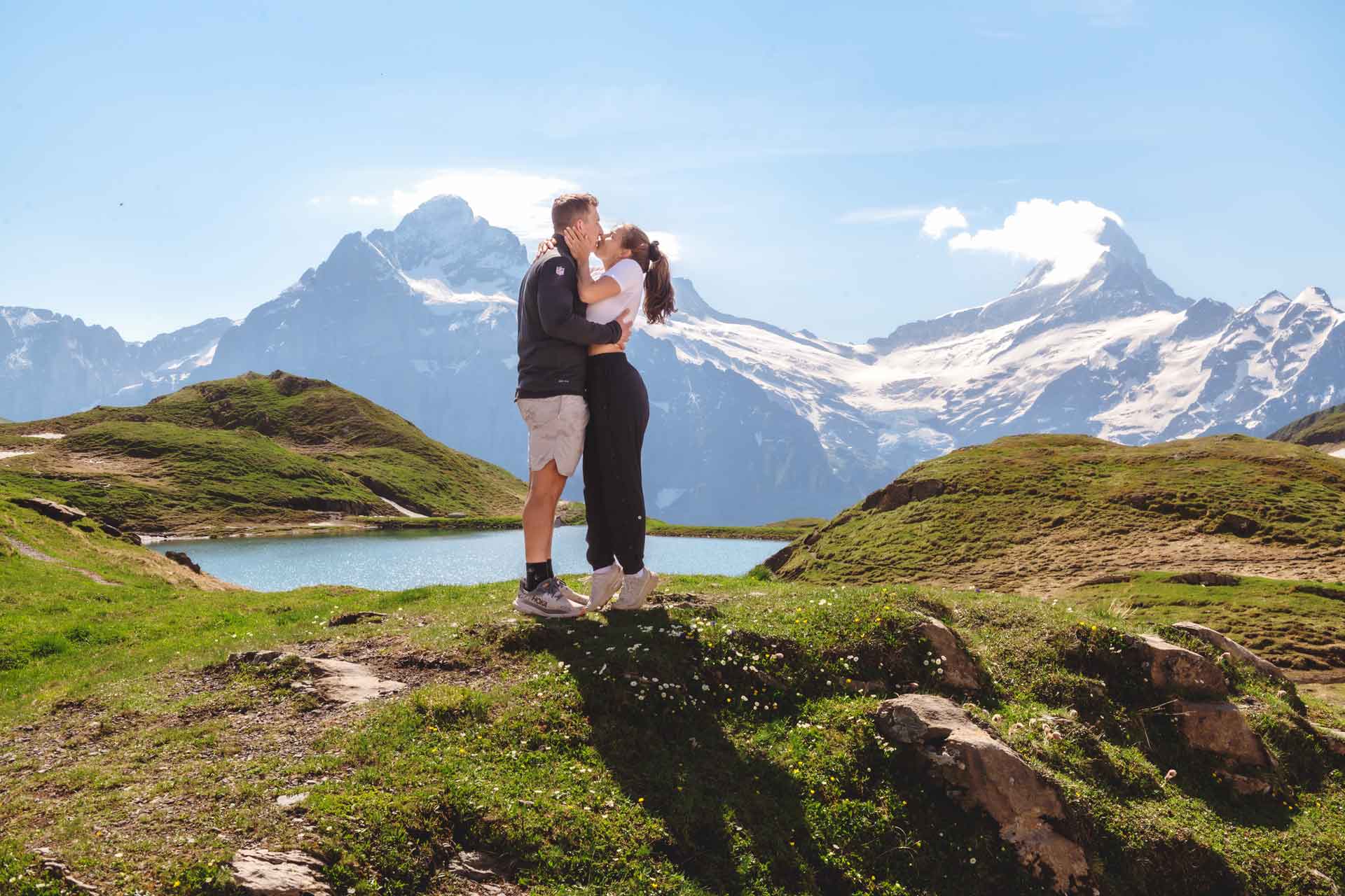 Engagement Bachalpsee Lake