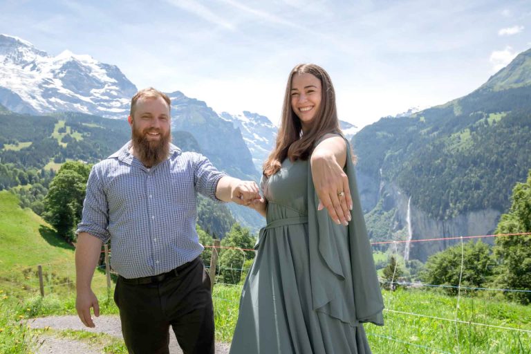 Surprise Engagement in Lauterbrunnen