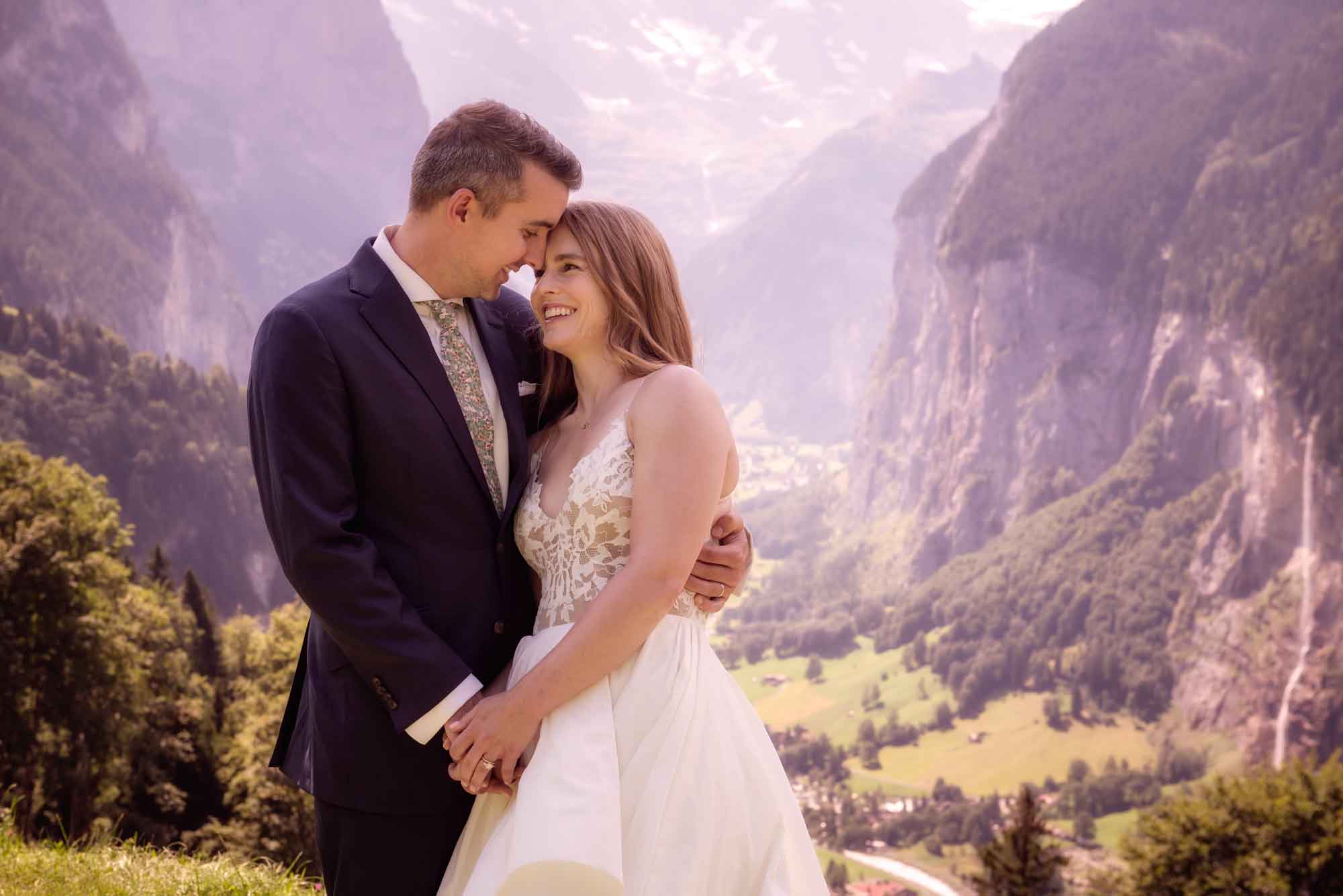 Wedding Photo Shoot in Lauterbrunnen