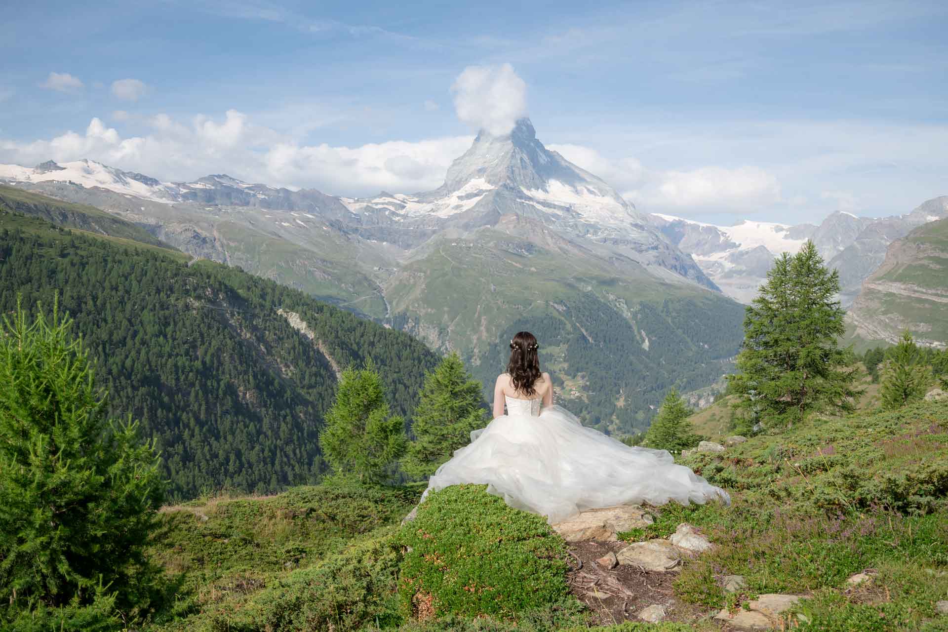 Wedding in Zermatt photographer