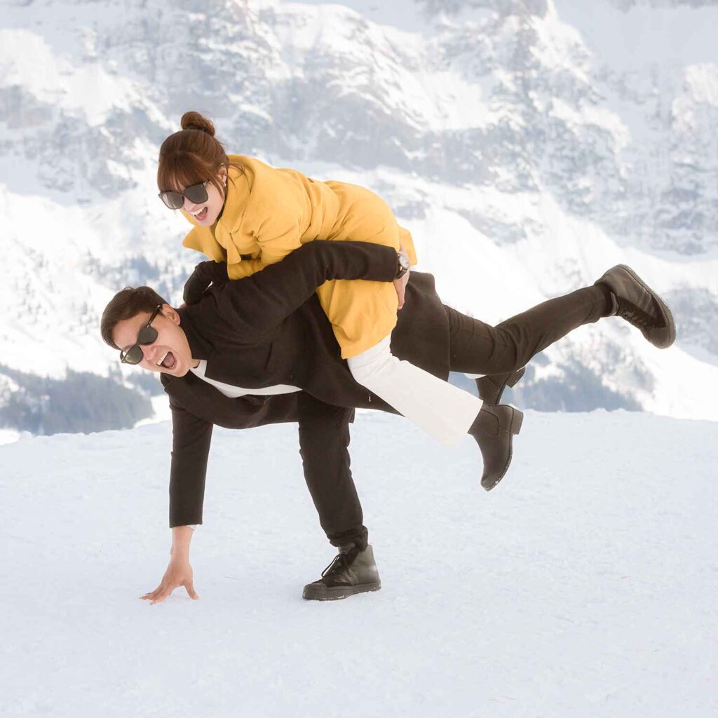 Couple photo shoot in Grindelwald