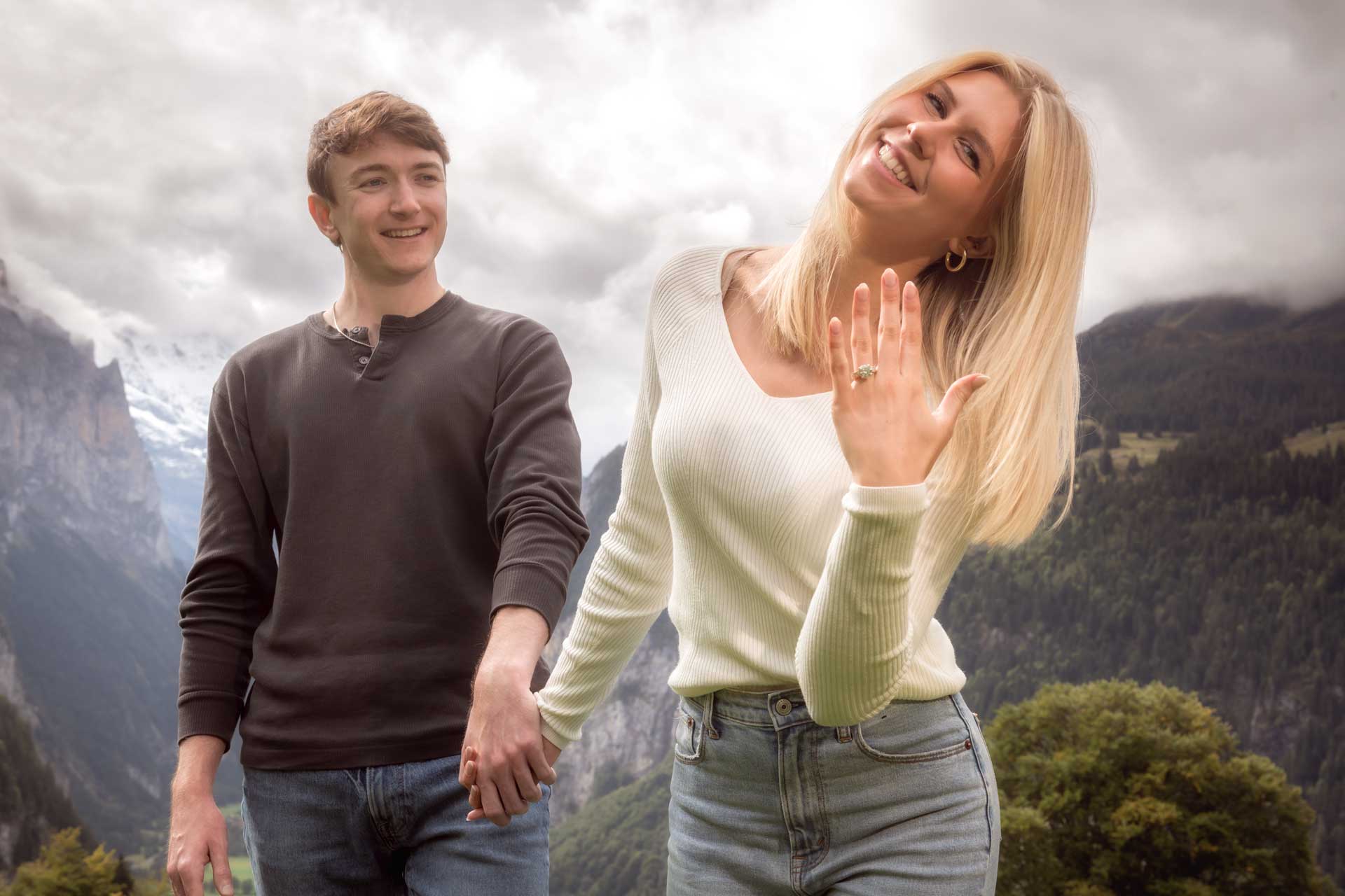 Engagement Photo Session in Lauterbrunnen