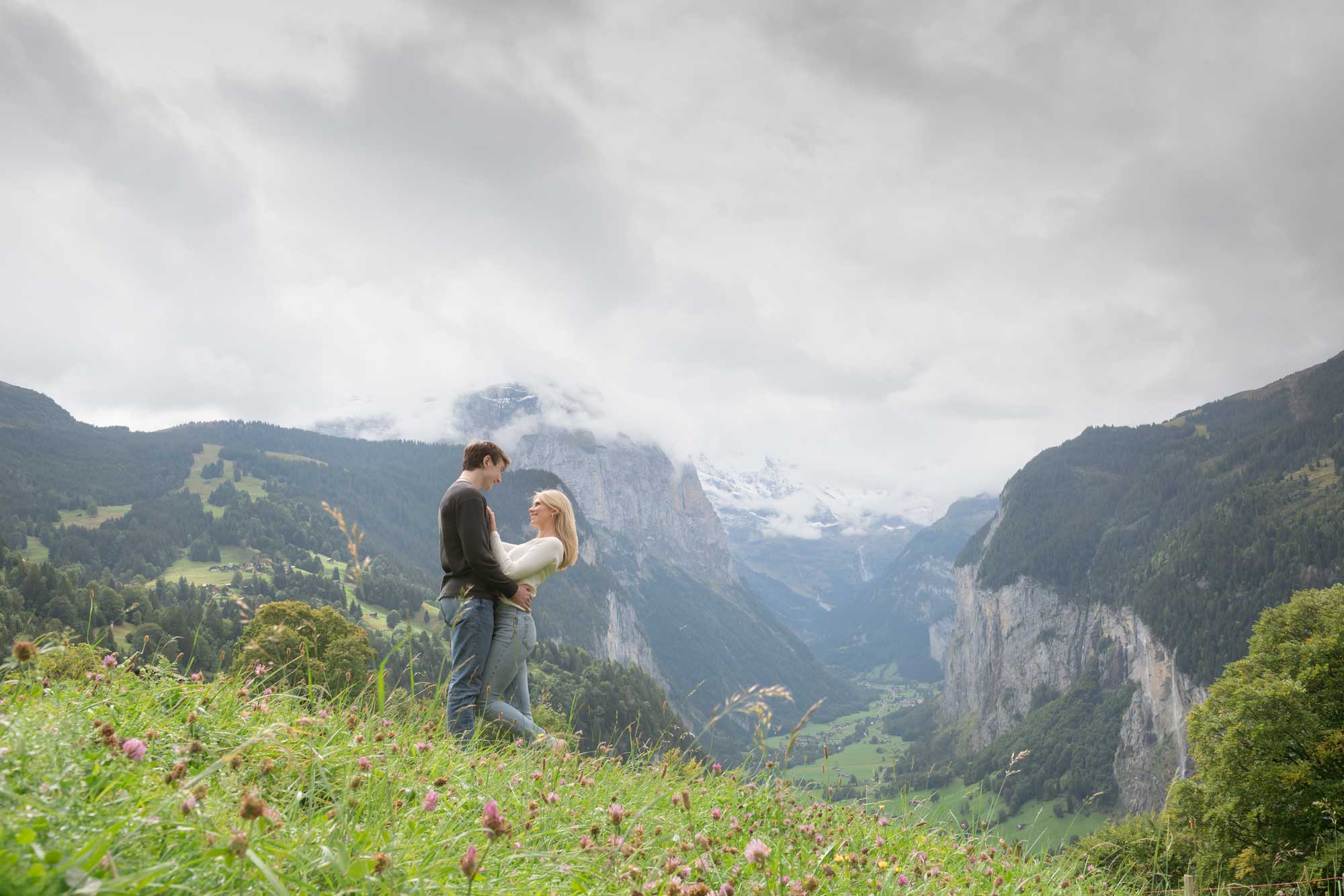 Engagement Photo Session in Lauterbrunnen