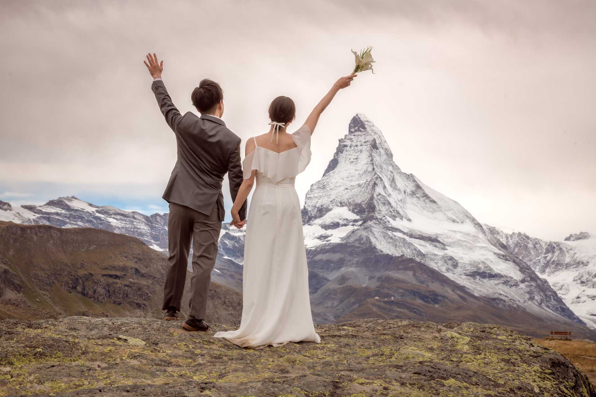 Wedding Photo Shoot in Zermatt