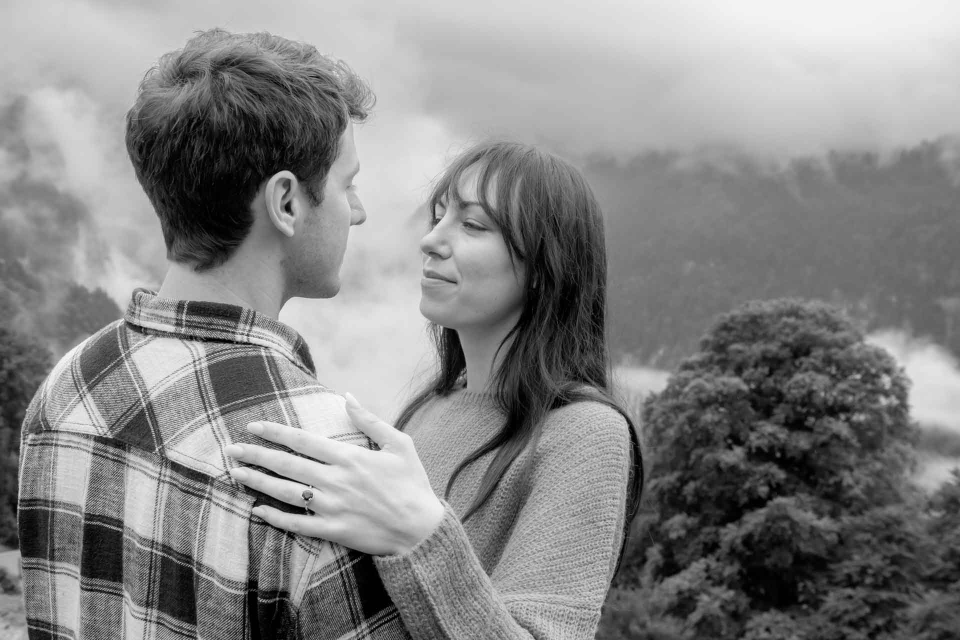 Engagement photo shoot in Lauterbrunnen