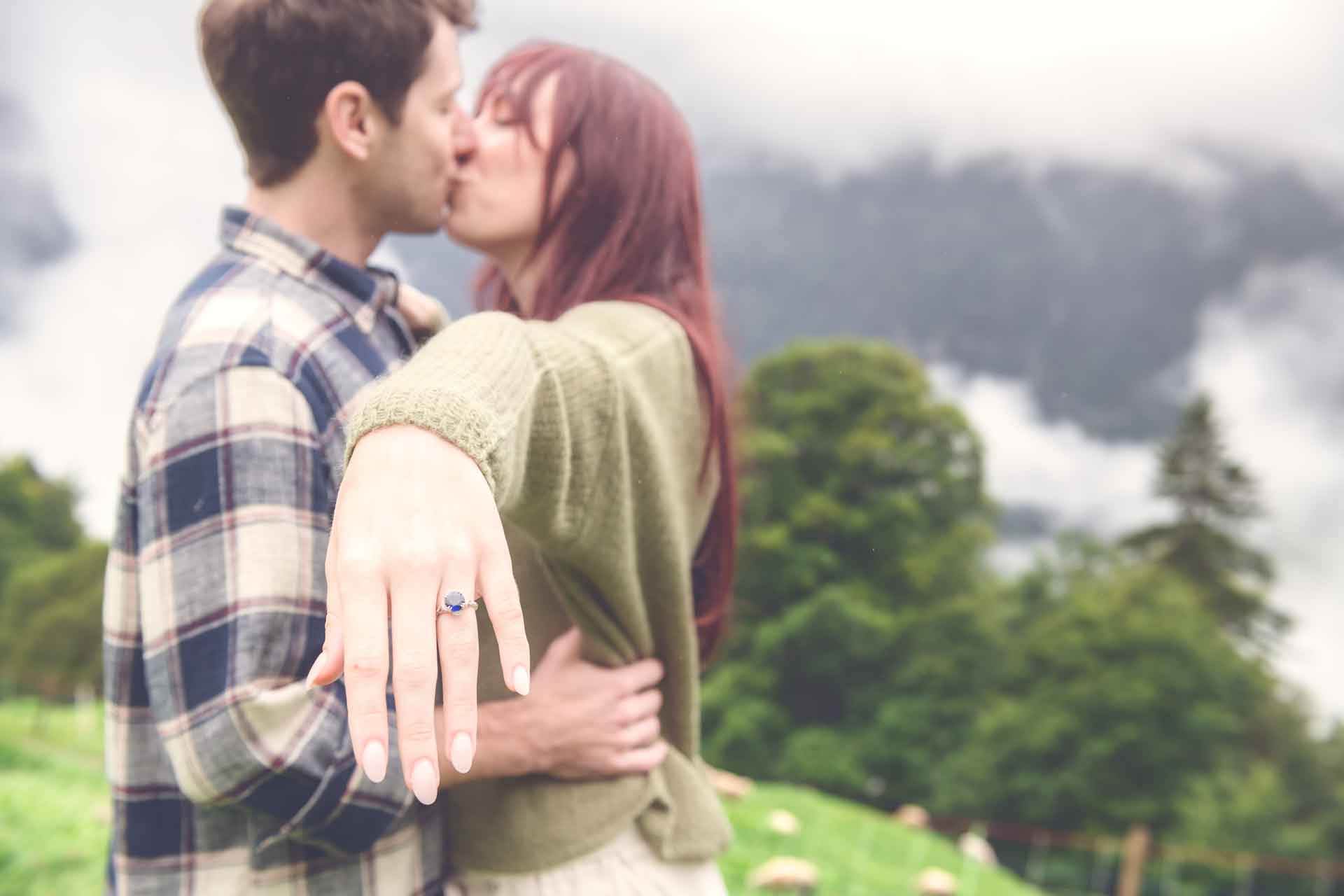 Engagement photo shoot in Lauterbrunnen