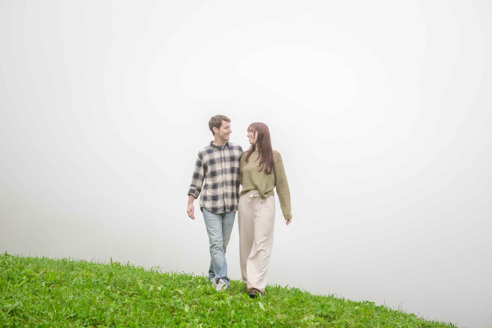 Engagement photo shoot in Lauterbrunnen