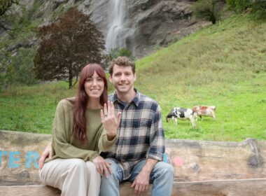 Engagement photo shoot in Lauterbrunnen