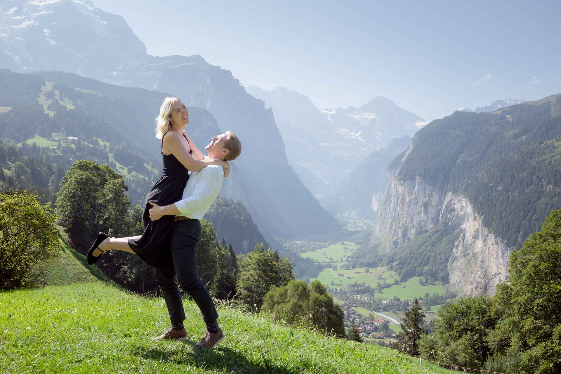 Lauterbrunnen marriage proposal