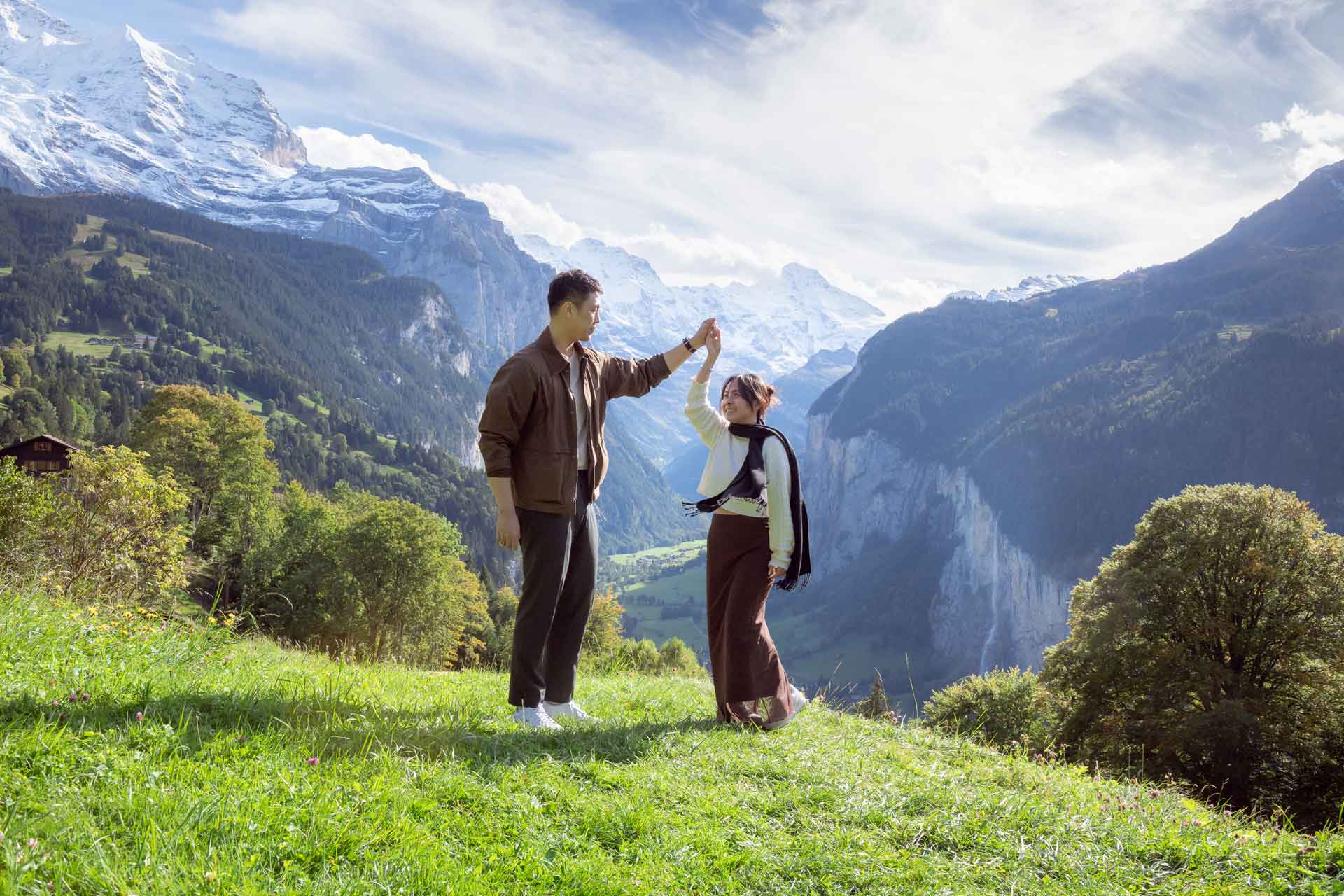 Proposal in the mountains