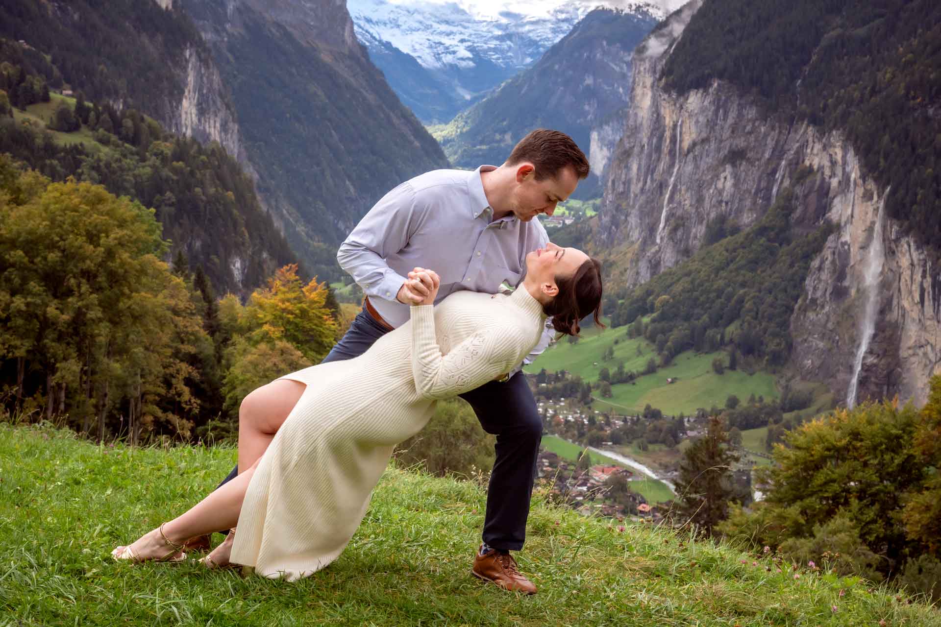 Engagement Photo Shoot in Lauterbrunnen