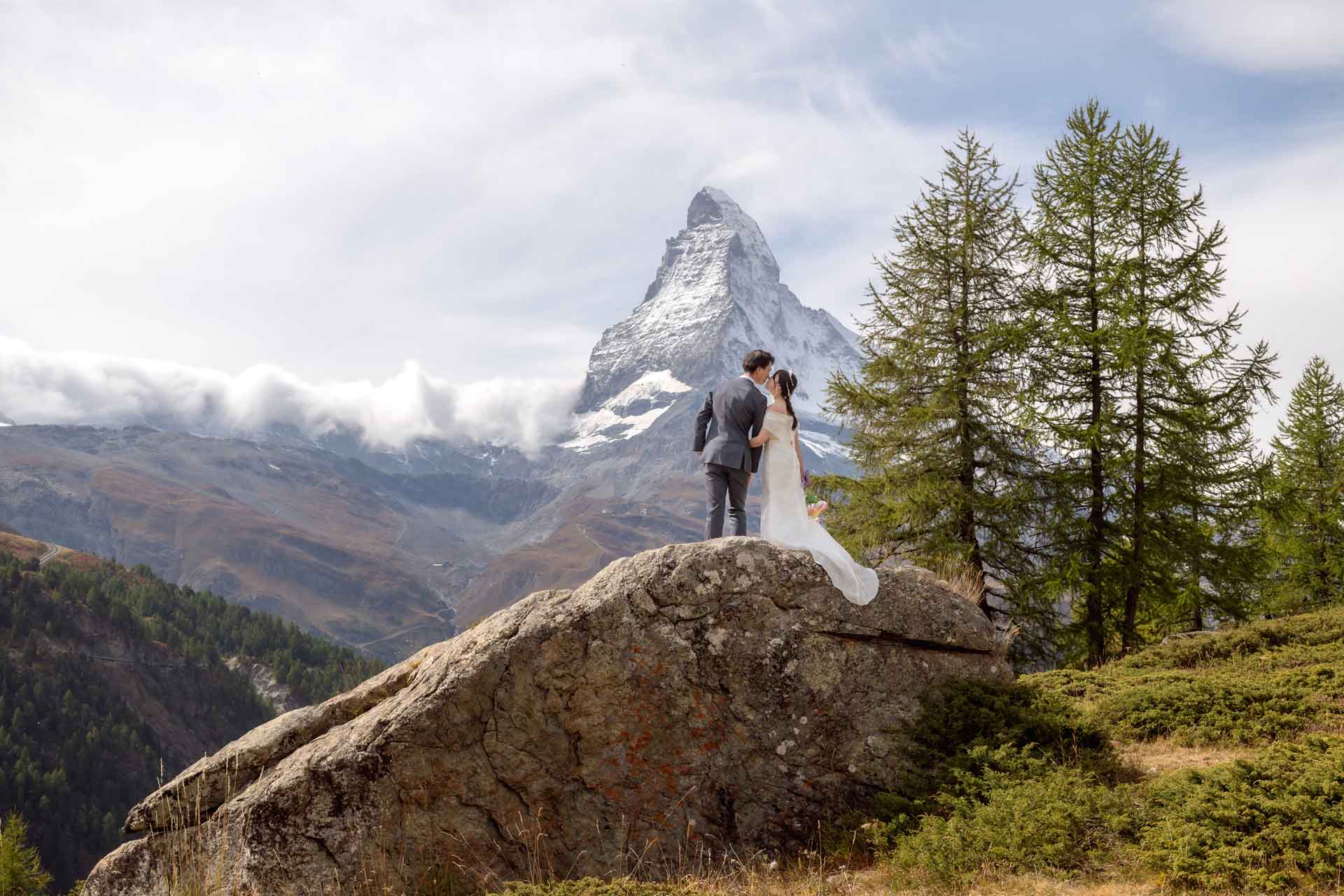 Post Wedding photo shoot in Zermatt