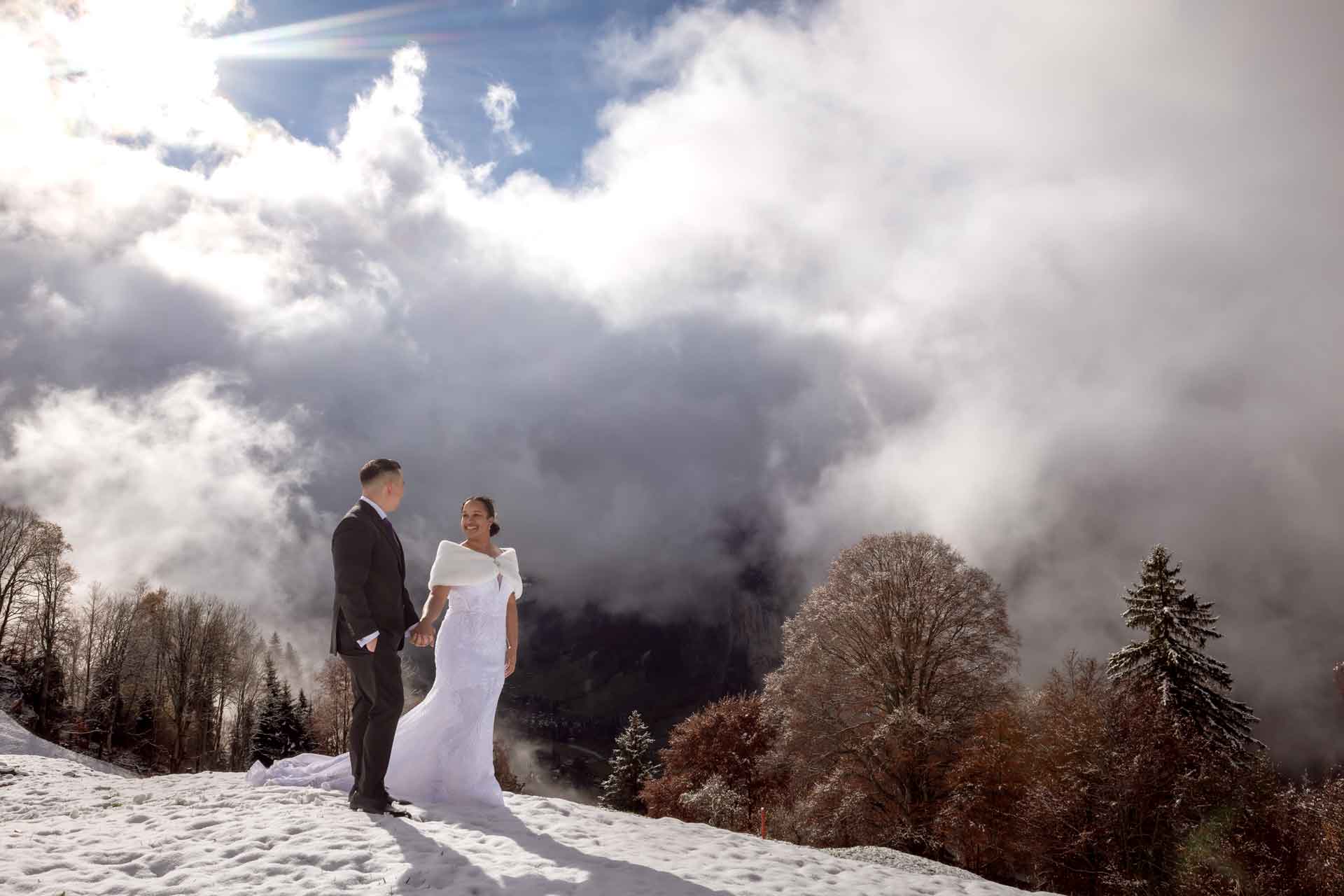 Post Wedding Photo Shoot in Wengen