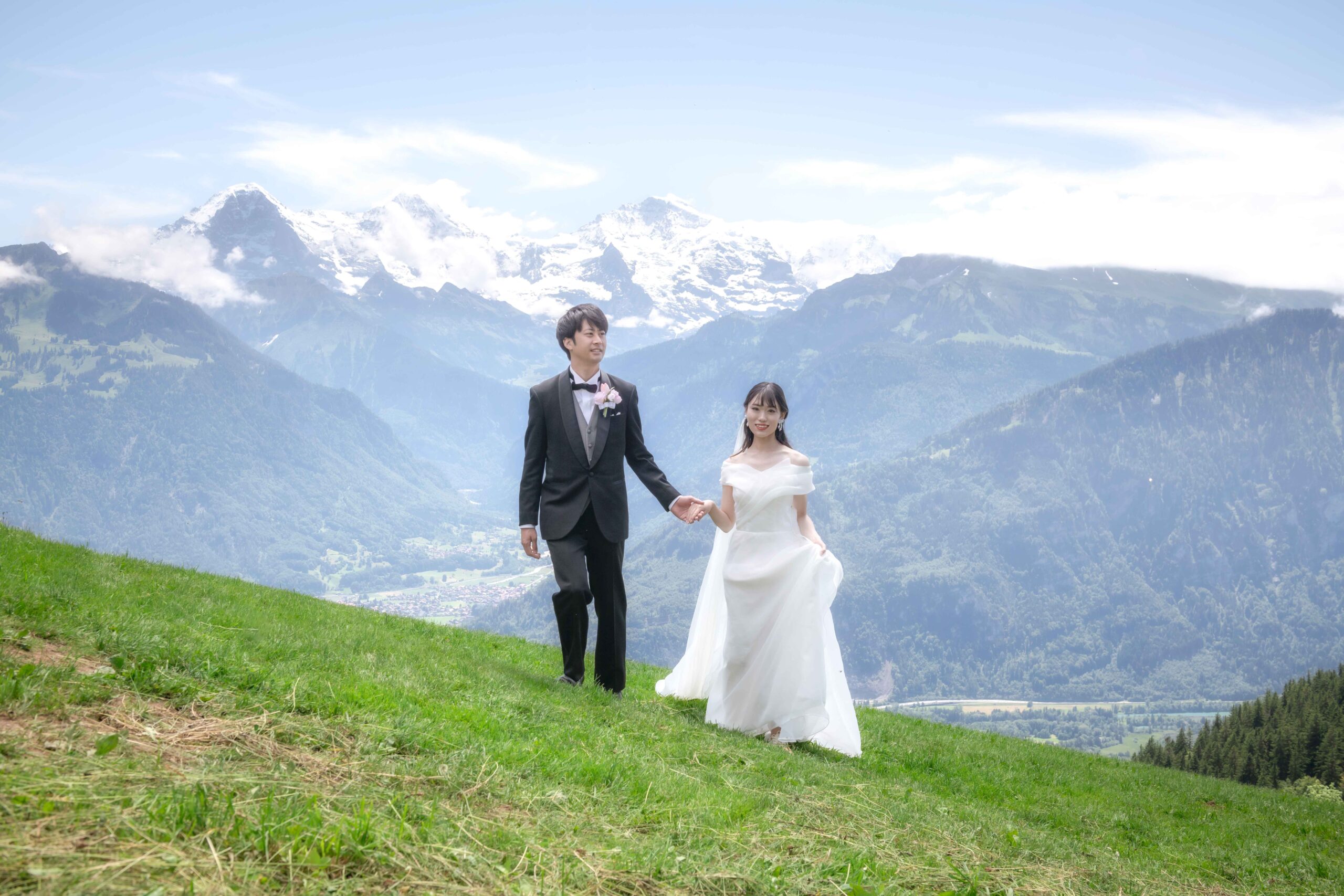 Wedding Photo Shoot in Interlaken