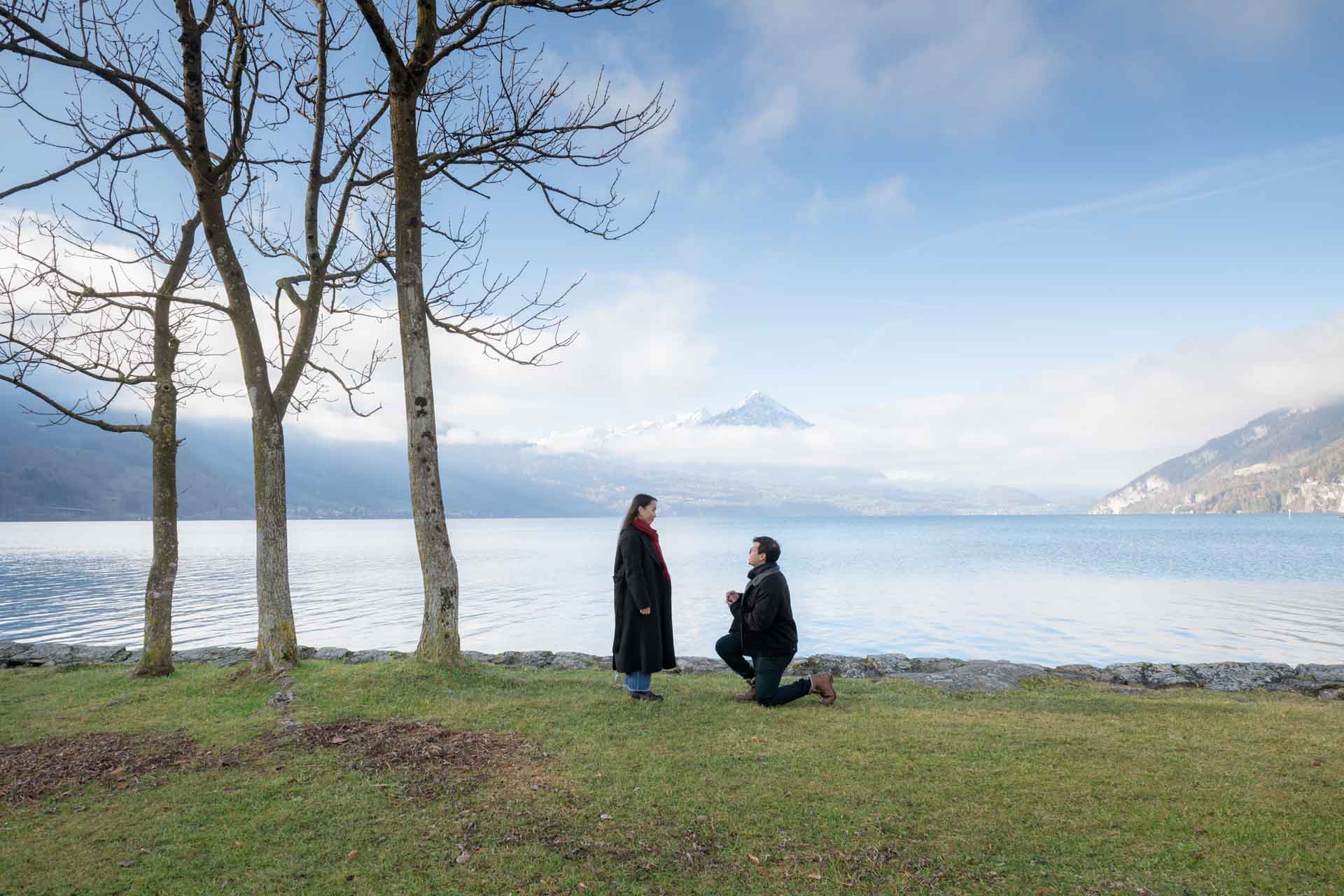 Early Morning Engagement In Interlaken