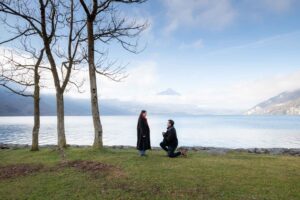 Surprise marriage proposal captured by Interlaken photographer John Wisdom in Switzerland Surprise marriage proposal captured by Interlaken photographer John Wisdom in Switzerland